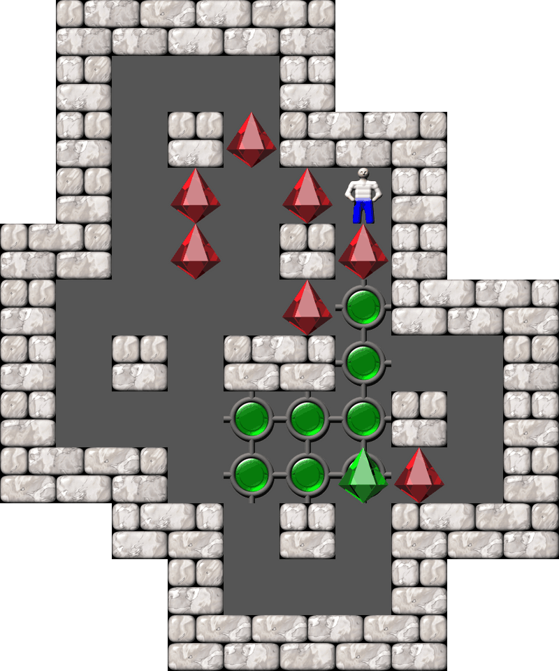 Sokoban Kevin 18 level 92